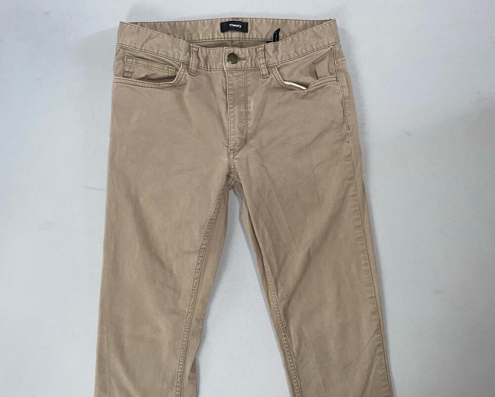 Theory Haydin Fit Lightweight Stretch Canvas 5-Pocket Pants, Jeans. Men's 29X31.